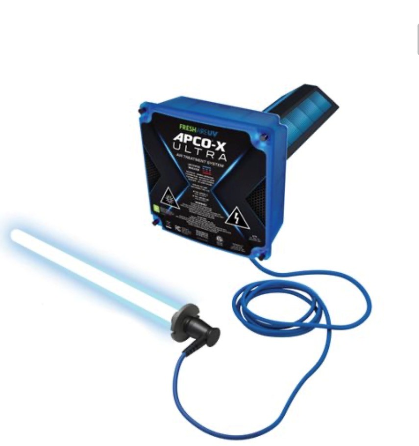 APCO-X-Ultra dual-bulb air purifier