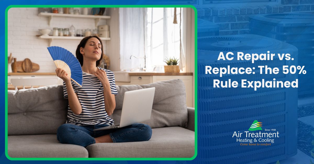 AC Repair vs. Replace: The 50% Rule Explained